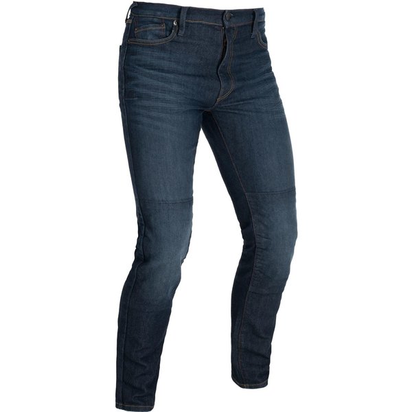 Oxford Original Approved AAA Slim Dark Aged Motorcycle Jeans (W32) (L34) Long