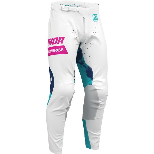 2901-12316 - Thor Launchmode Bleach Pants 36 - White/Aqua