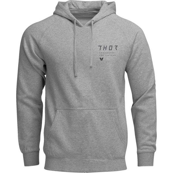 3050-7222 - Thor Stamp Pullover Hoodie Small - Heather Grey