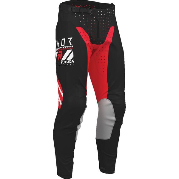 2901-12285 - Thor Launchmode Futura Pants 28 false - Black/Red