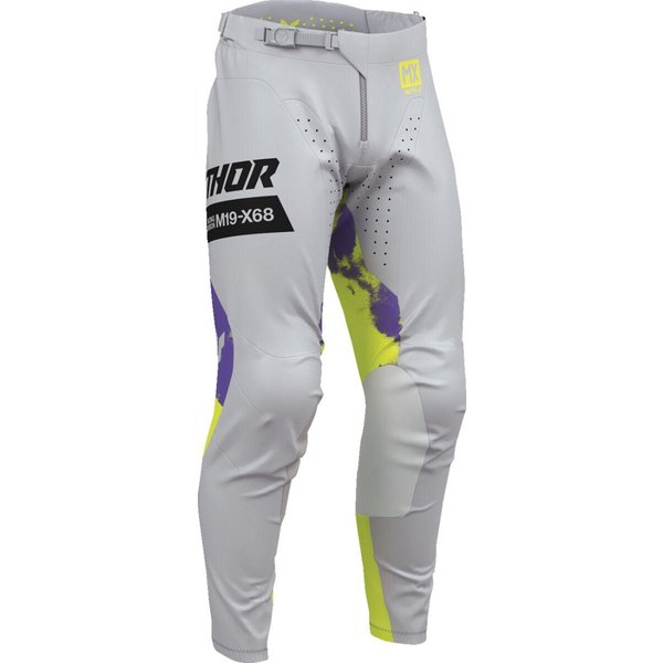 2901-12329 - Thor Launchmode Bleach Pants 44 - Grey/Acid