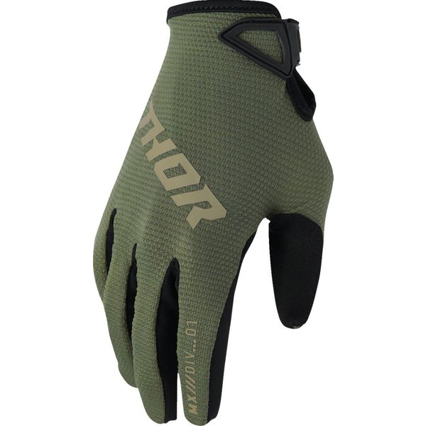 3330-8354 - Thor Ridemode Static Gloves XX-Large - Black/Camo Green