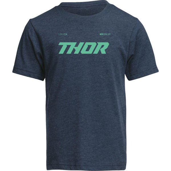 Thor Youth Brave T-Shirt - Navy/Petrol Blue