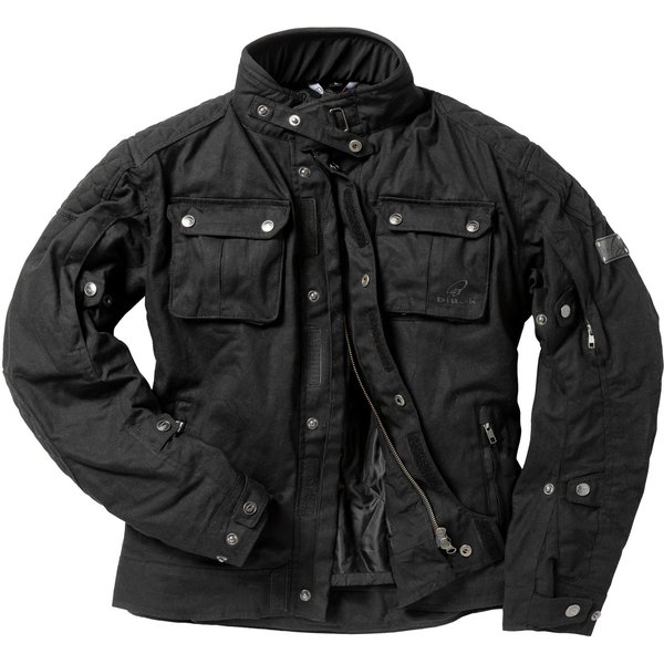 Black Pendle Wax Motorcycle Jacket 5XL Black