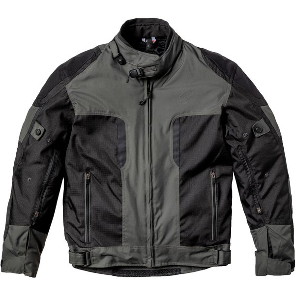 Black Zeal Motorcycle Jacket 5XL Black Dark Grey