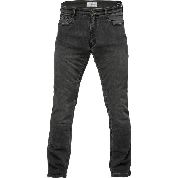 Black Blockade Straight Leg Motorcycle Jeans 28 Black (Long Leg)