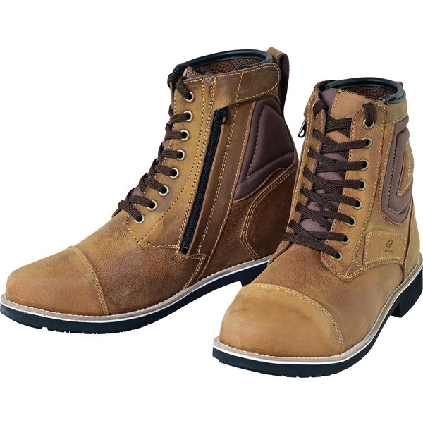 Black Crux Motorcycle Boots 40 Brown (UK 6)