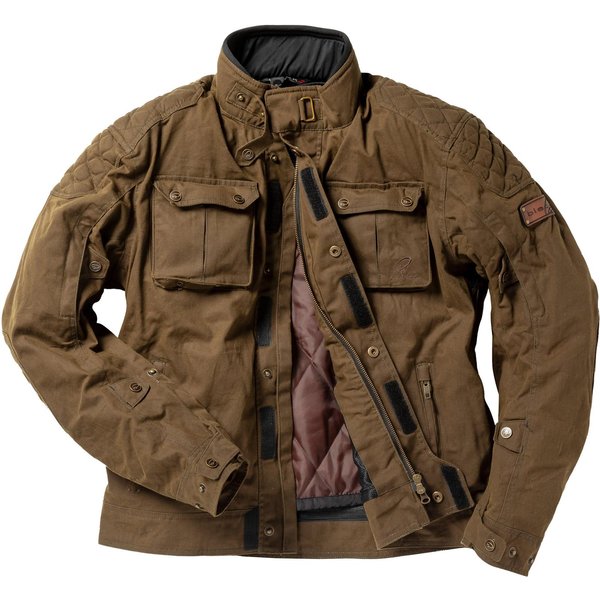 Black Pendle Wax Motorcycle Jacket 5XL Olive Brown