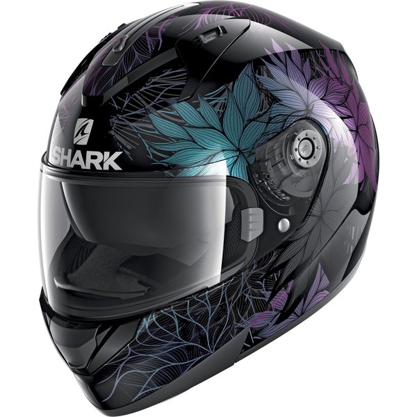 Shark Ridill Nelum Motorcycle Helmet L Black Pearl (KXK)
