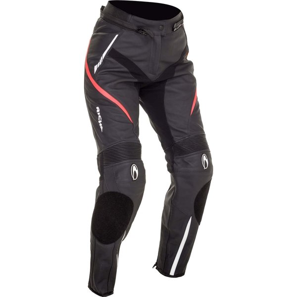 Richa Nikki Ladies Leather Motorcycle Trousers 14 Black Pink