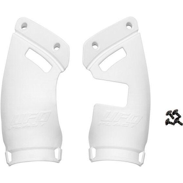 HO05622#041 - UFO Front Number Board Extenders For Honda CRF250R 2022-2026 - White