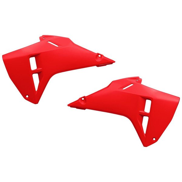 HO05619#070 - UFO Radiator Scoops for Honda For Honda CRF250F 2023-2024 - Red