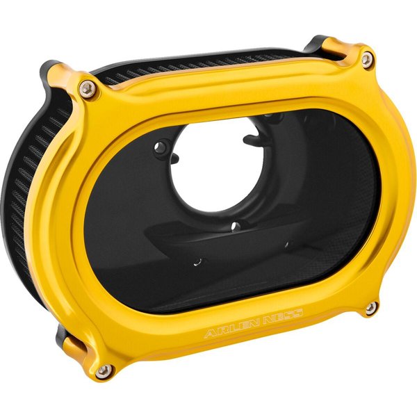600-215 - Arlen Ness Stage 2 Method Air Cleaner Kit For Harley Davidson FLHX 1923 2024-2026 - Gold