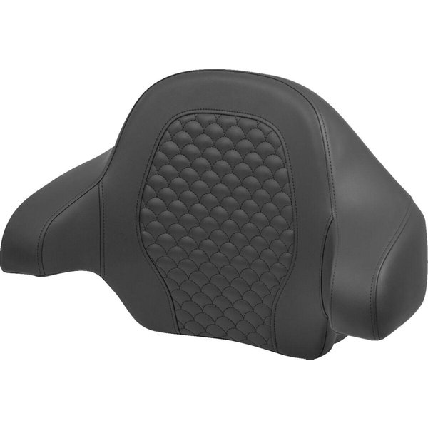 814-07-20900 - Saddlemen Tour Pak Dragon Stitch Backrest Pad For Harley Davidson FLH 1868 2021 - Black