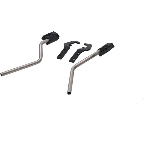HTA.06.740.85300/B - SW Motech Blaze Panniers Spacer Bars For Yamaha FZ1 1000 N 2006-2014 - Black/Silver