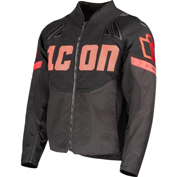 2820-7054 - Icon Contra3 Hero Jacket XX-Large - Black/Red