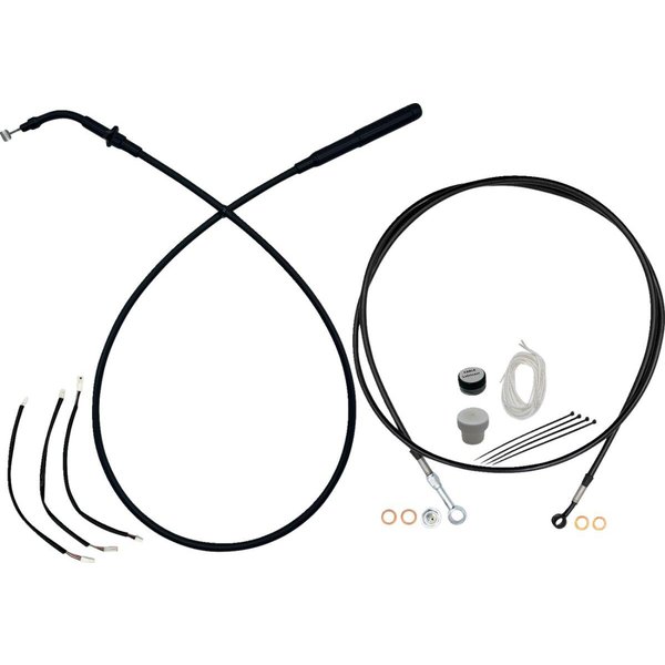 249011-B - Fat Baggers Inc. EZ Install Kit For Harley Davidson FLHX 1923 2024-2026 28cm (11") - Black