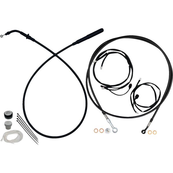 249014-B - Fat Baggers Inc. EZ Install Kit For Harley Davidson FLHX 1923 2024-2026 33 - 35.5cm (13" - 14") - Black