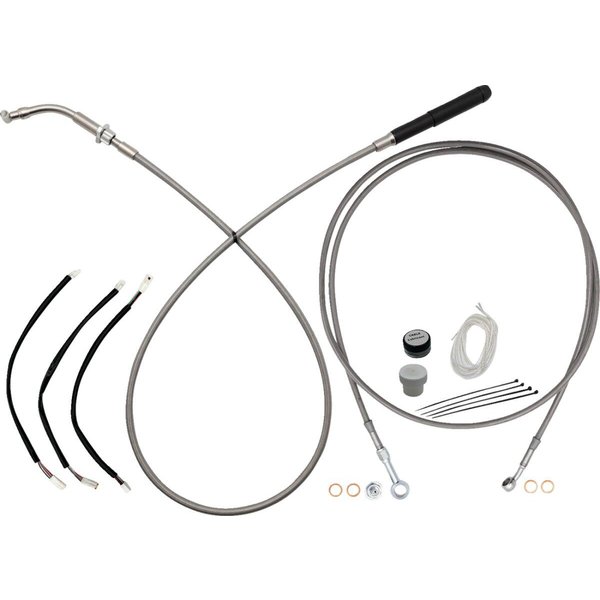 249012 - Fat Baggers Inc. EZ Install Kit For Harley Davidson FLHX 1923 2024-2026 30.5cm (12") - Polished