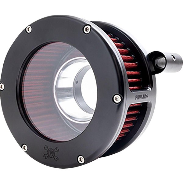 5454 - Feuling Parts BA Air Cleaner Kit For Harley Davidson FLHR 1584 2008 - Black/Clear/Red