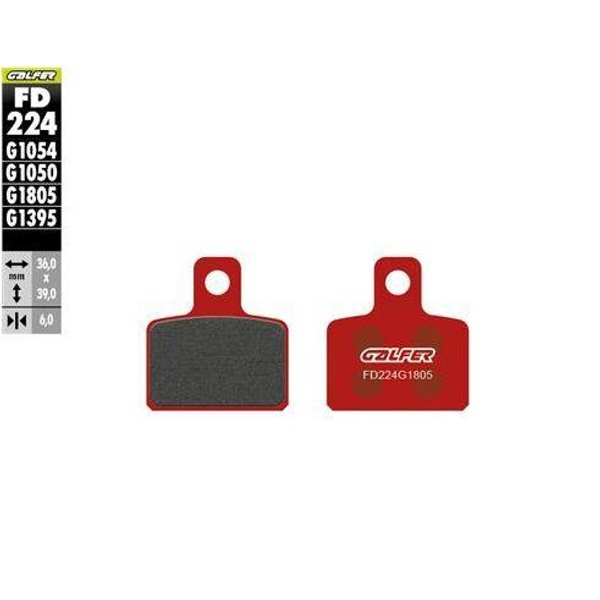 FD224G1805 - Galfer Semi Metallic Brake Pads For Sherco 1.25 125 2002-2008 - Rear
