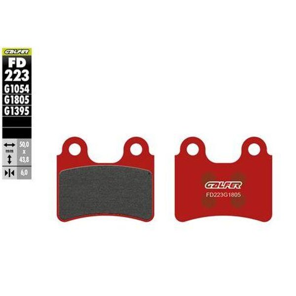 FD223G1805 - Galfer Semi Metallic Brake Pads For Sherco 1.25 125 2002-2008 - Front