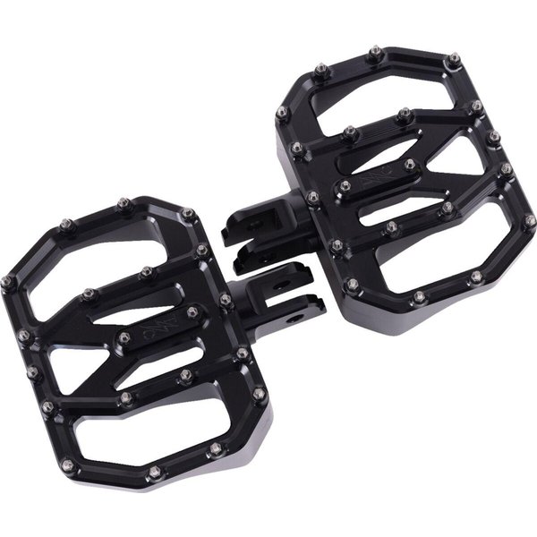 TSC-2031-1-SF - Thrashin Supply Co Mini Aggressor Floorboards For Harley Davidson FLDE 1750 ABS 2018-2020 - Black