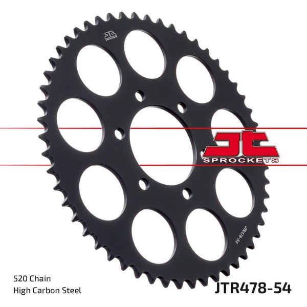 JTR478.54 - JT Steel Sprocket For CF Moto GT 400 ABS 2020-2021 Rear 54T