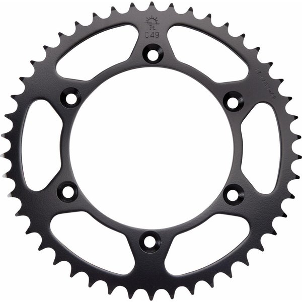 JTR251.47 - JT Steel Sprocket For Yamaha YZ125 1999-2021 Rear Black 47T