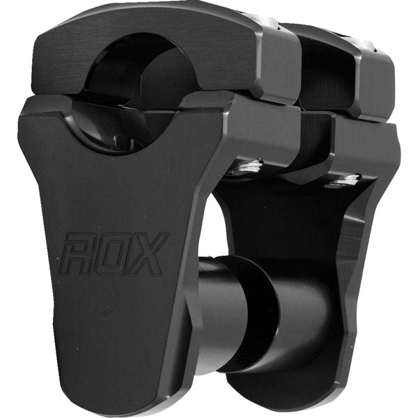 3R-P2PPL390 - Rox Speed FX Pivoting Handlebar Risers For KTM Adventure 390 2020-2024 44.5 mm (1-3/4") - Black