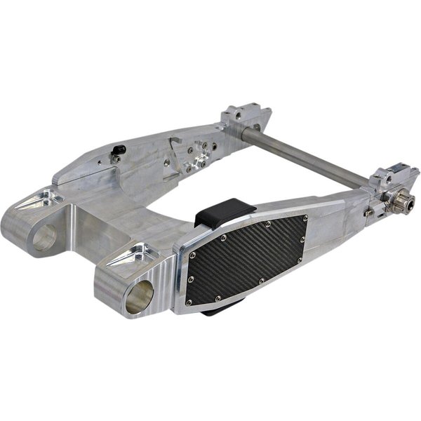TM-3200 - Trask Assault 6061-T6 Billet Aluminium Swing Arm For Harley Davidson FLDE 1750 2018-2020 - Raw