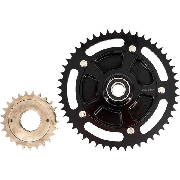 TM-2903 - Trask 530 Chain Conversion Kit For Harley Davidson FLH 1868 2021 Black 25/51T