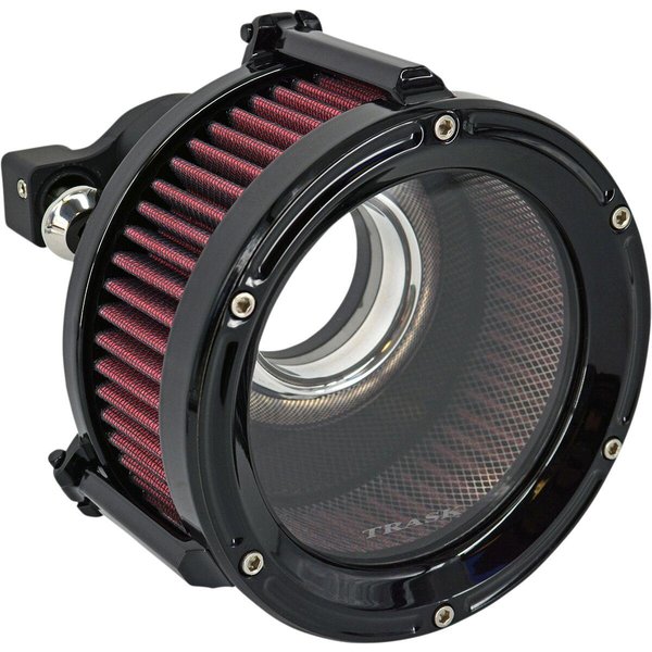 TM-1022GBK - Trask Assault Charge High-Flow Air Cleaner For Harley Davidson XL 1200 C 1996-2020 - Black