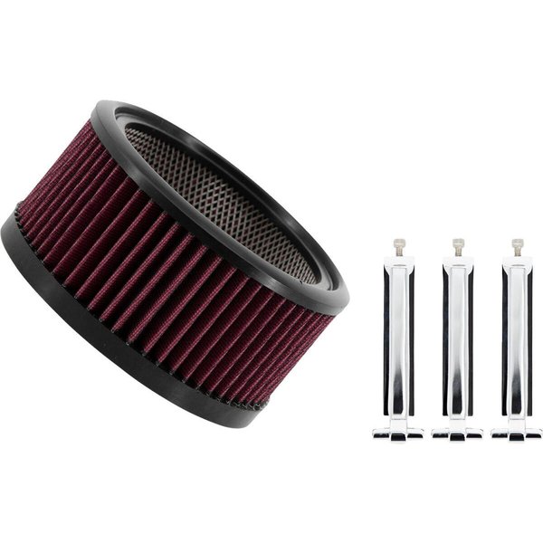 TM-1020-BPCH - Trask Big Power Filter Kit For Harley Davidson FLD 1690 2012-2013
