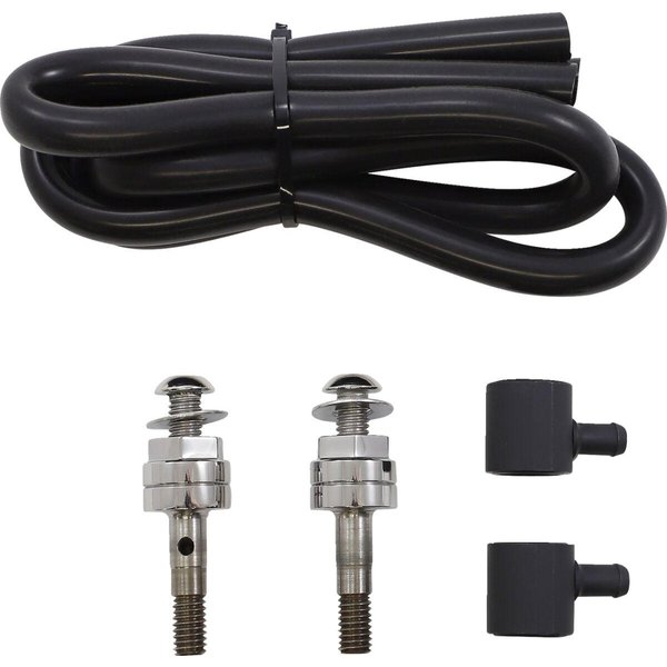 TM-1020-11 - Trask External Breather Kit For Assault Charge Air Cleaner For Harley Davidson FLD 1690 2012-2013 - Black