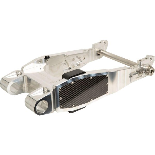 TM-3210 - Trask Assault 6061-T6 Billet Aluminium Swing Arm For Harley Davidson FLHR 1450 2002-2003 - Raw