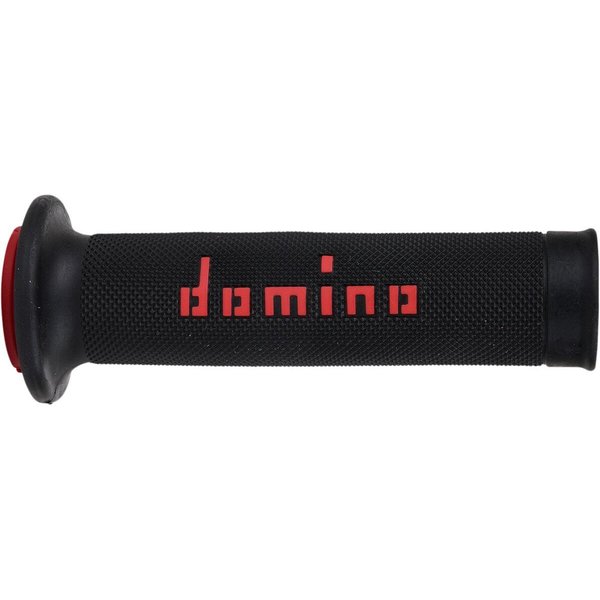 A01041C4240B7-0 - Domino MotoGP Road Race Motorcycle Grips - Black/Red