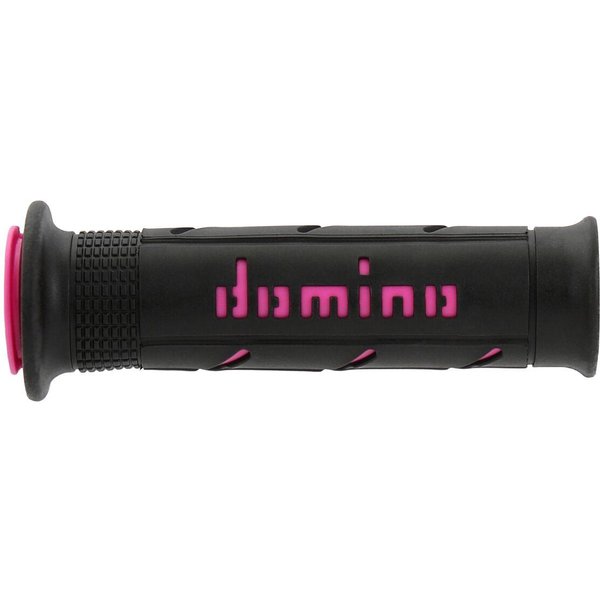 A25041C4340C7-0 - Domino A250 Road Grips - Black/Fuchsia