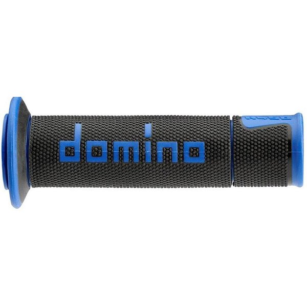 A45041C4840B7-0 - Domino A450 Road/Race Grips - Black/Blue