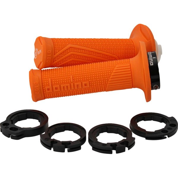 D10046C4500A9-0 - Domino D100 D-Lock Double Cable Grips - Orange