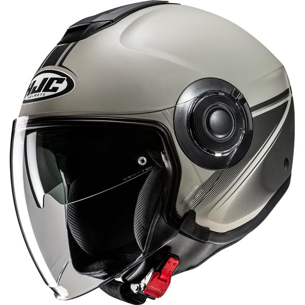 HJC I40N Pyle MC41 Green White Red Motorcycle Helmet