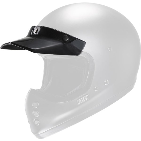 61372 - HJC V60 Black Peak Motorcycle Helmet