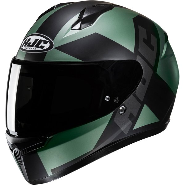 49992 - HJC C10 Tez MC4SF Khaki Green L Motorcycle Helmet