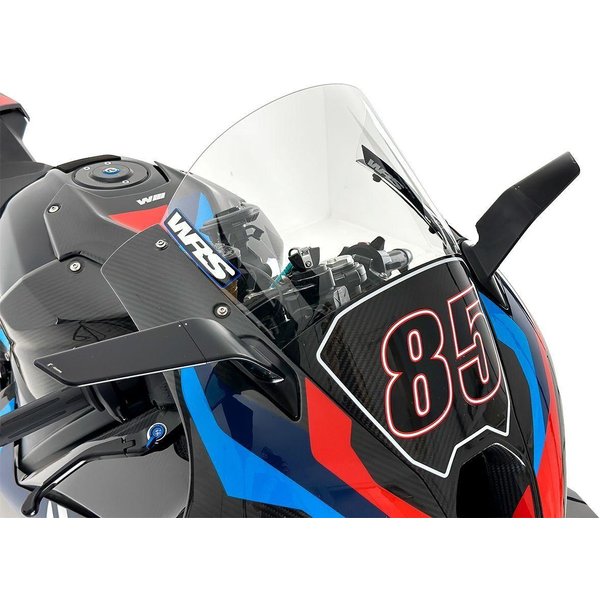 BM100T - WRS Windscreen For BMW M 1000 RR ABS 2023-2024 21.5 cm (8-1/2") - Clear