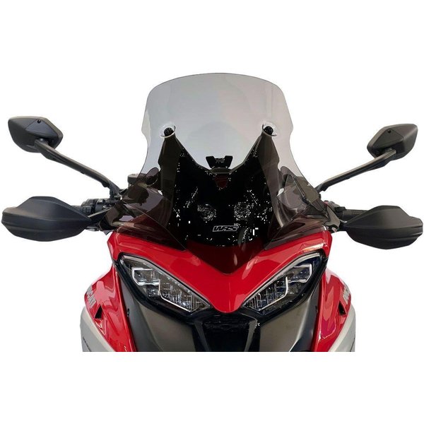 DU017FS - WRS Windscreen For Ducati MultiStrada V4 1200 ABS 2022-2025 52 cm (20-1/2") - Dark Smoke