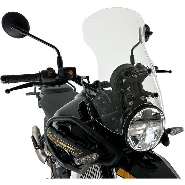 RE001T - WRS Windscreen For Royal Enfield Himalayan 450 ABS 2024-2025 37.5 cm (14-3/4") - Clear