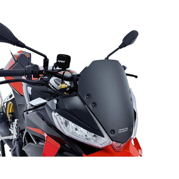 AP018NO - WRS Windscreen For Aprilia Tuono V4 1100 RR ABS 2025 - Black