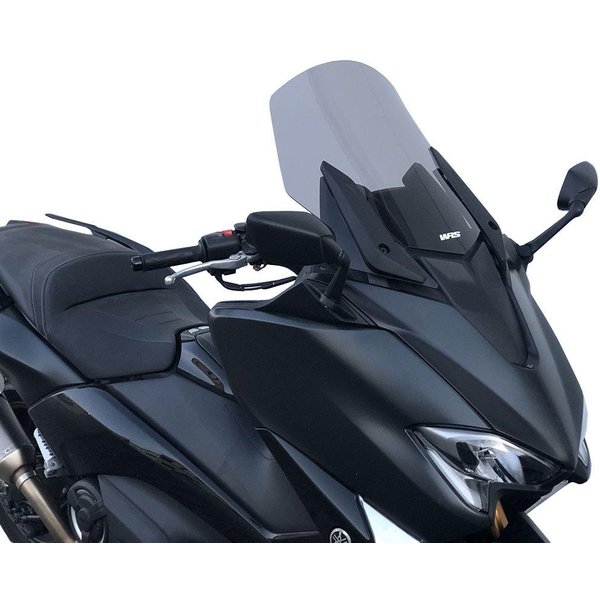 YA002F - WRS Windscreen For Yamaha XP 530 T-Max ABS 2017-2019 46 cm (18-1/8") - Smoke