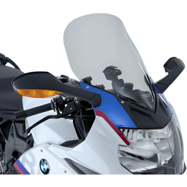 BM116F - WRS Windscreen Touring K1200S/K1300S For BMW K 1200 S 2005-2008 49 cm (19-3/8") - Smoke