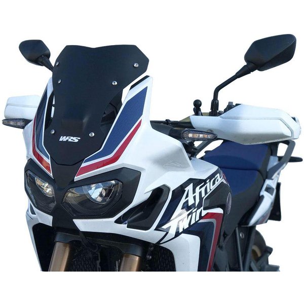 HO006NO - WRS Windscreen For Honda CRF1000 L 2016-2019 31.5 cm (12-3/8") - Black